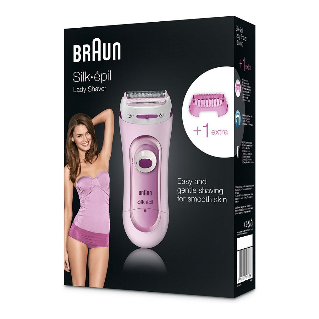 Makinë Depilimi Braun Silk-épil 5 LS5100, Rroje Elektrike për Trup, Wet & Dry, Me Bateri AA – Rozë - 3