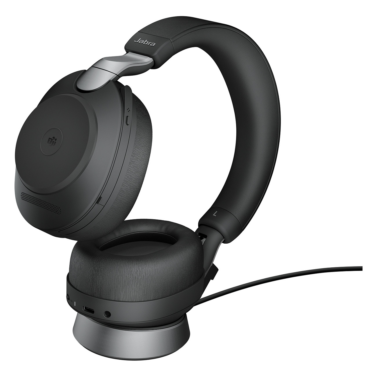 Kufje pa kabllo Jabra Evolve2 85 Stereo / MS+Link 380 / USB-A - Zezë - 3