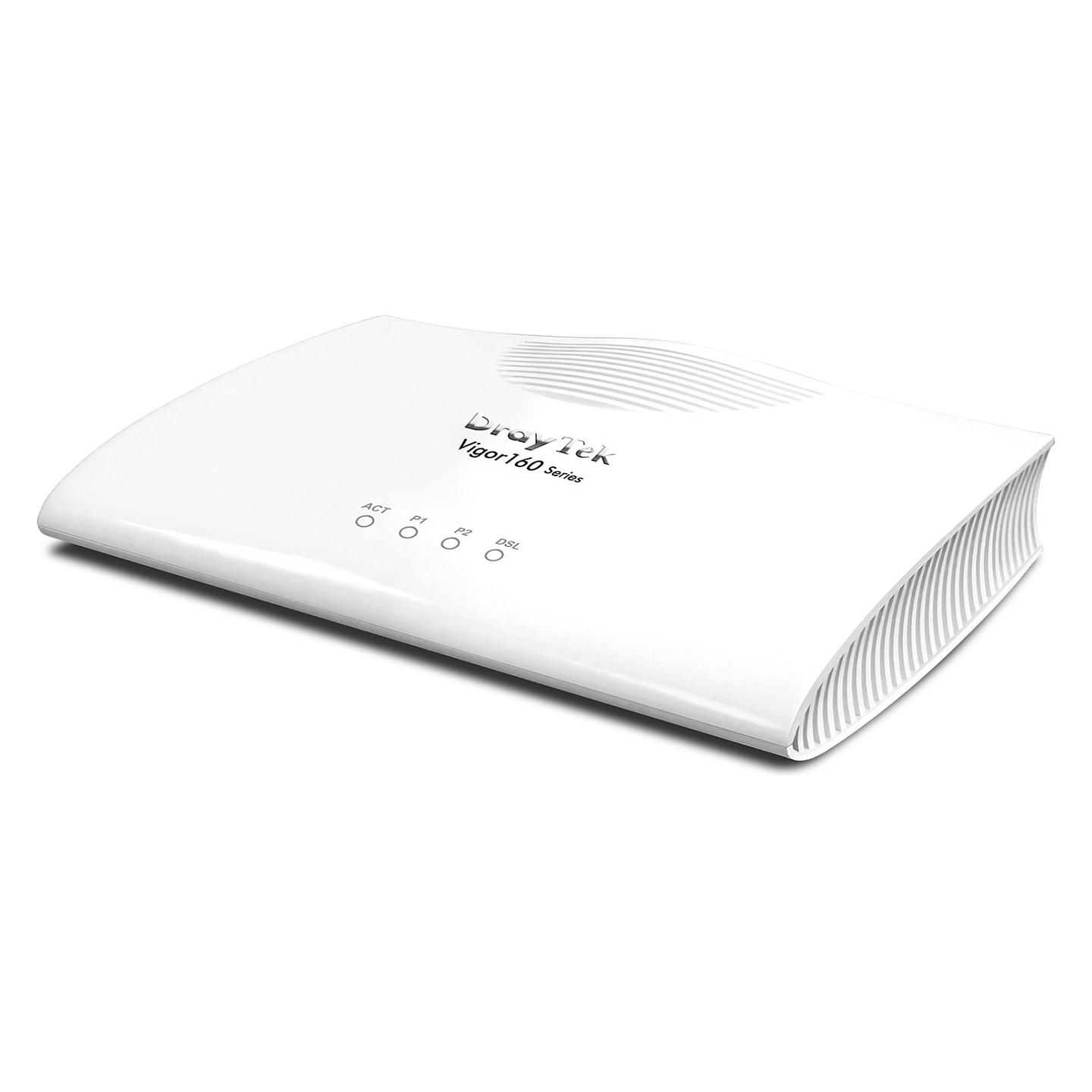 Modem DrayTek Vigor 166 Gen.2, G.fast, VDSL2 35b, ADSL2+, 2× Gigabit Ethernet, RJ-11 - Zezë - 2