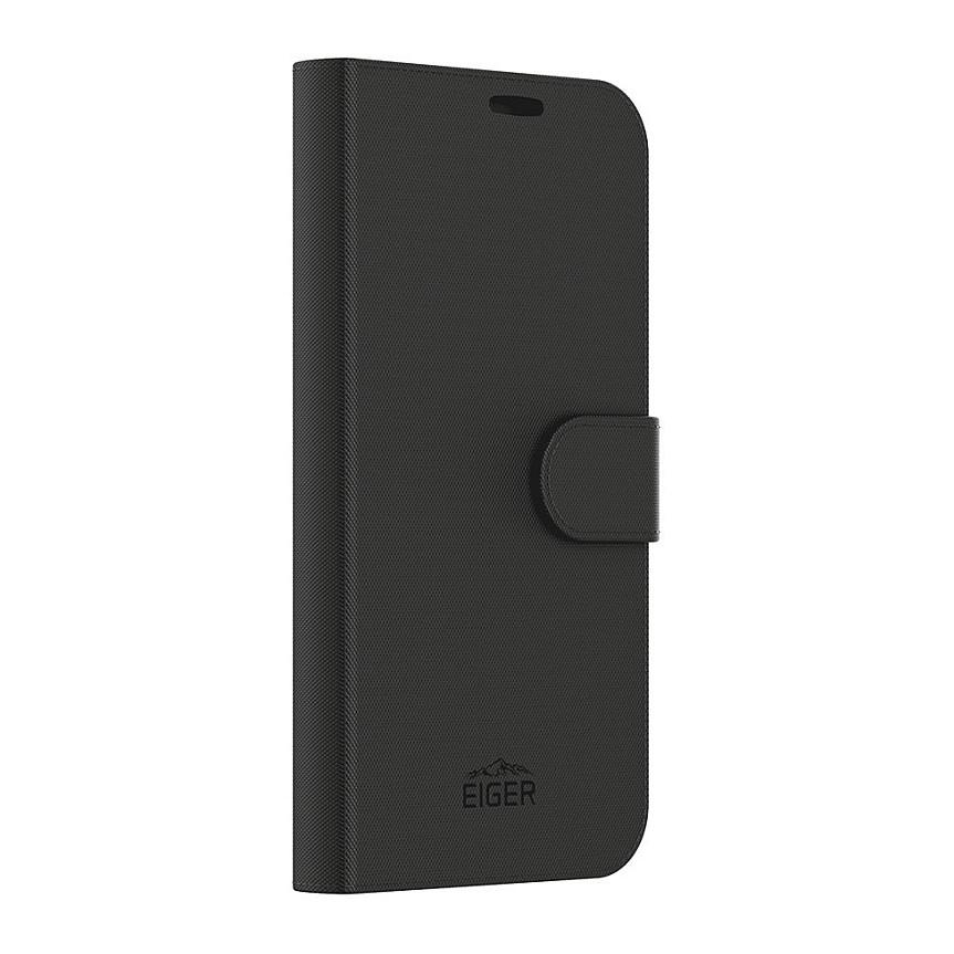 Case për Telefon Eiger North Folio, Galaxy XCover7 - Zezë