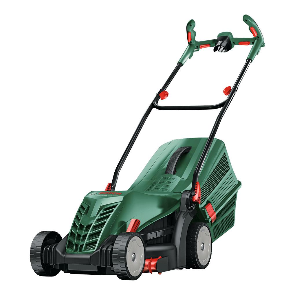 Kositëse Bari Elektrike Bosch UniversalRotak 34-405, 1300W, 34cm, 25–70mm, 40L - Gjelbër/Zezë
