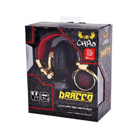Kufje me kabllo Tt eSPORTS DRACCO Signature, Gaming, 50 mm, 3.5 mm, 10–22000 Hz, 1.5 m - Zezë/Ari/E kuqe - 5