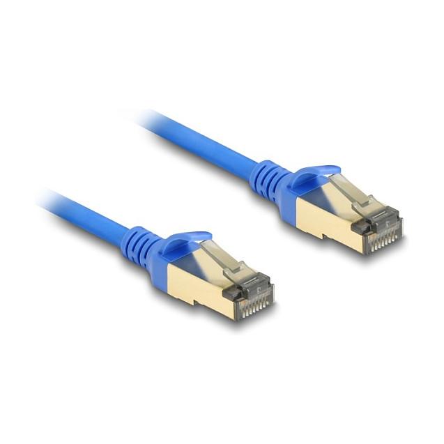 Kabllo për Rrjet DeLOCK 80336 / Cat 8.1 / F/FTP / RJ-45 / 40 Gbit/s / 5m - Blu - 1