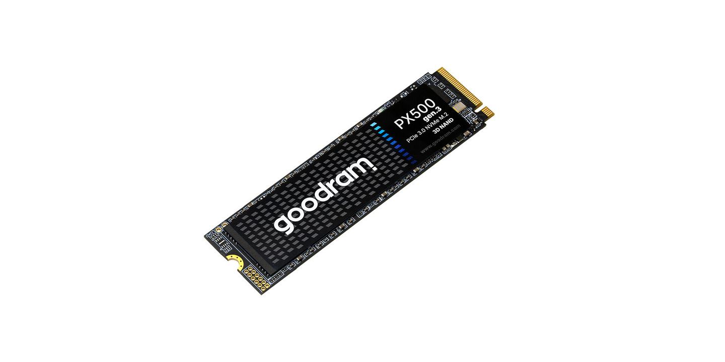 SSD e Brendshme GOODRAM PX500 Gen.3, 128GB, M.2 2280, PCIe Gen3 x4 NVMe 1.4, 1600MB/s Read, 600MB/s Write