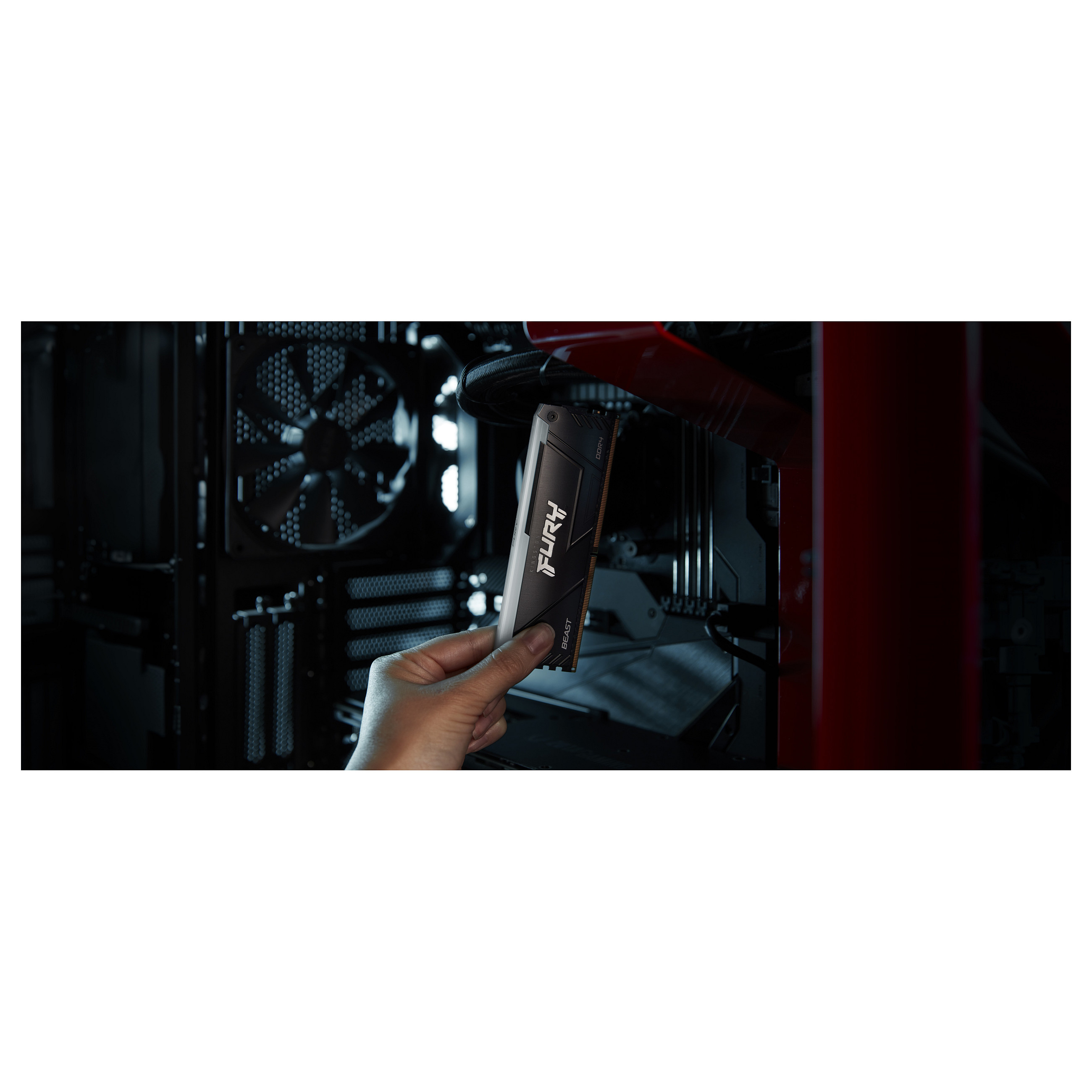 RAM Memorie KINGSTON DDR4-3600 CL18 / 32GB (2x16GB) / DIMM / FURY Beast / RGB - Zezë - 8