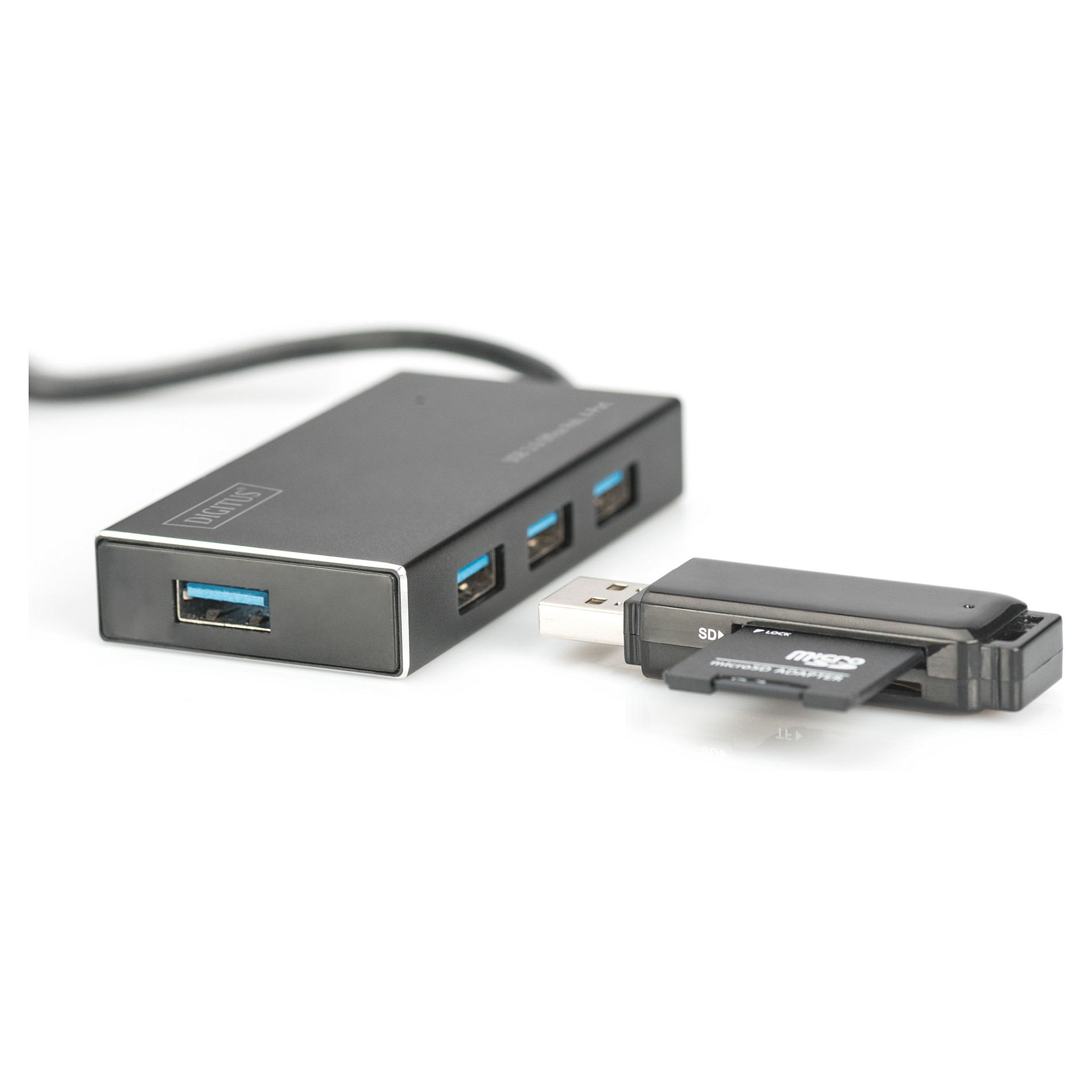 Hub USB Digitus DA-70240-1, 4 porte USB 3.0 - 4