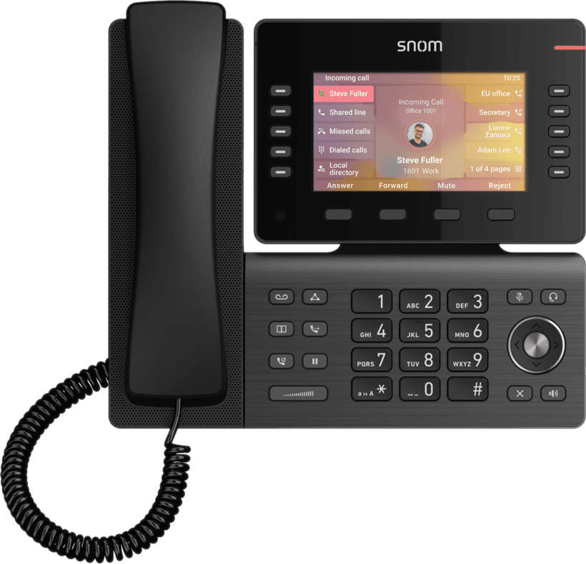 Telefon VoIP Snom D865, 5", 12 Llogari SIP, Wi-Fi, Bluetooth 5.0, 2x USB, PoE - Hiri