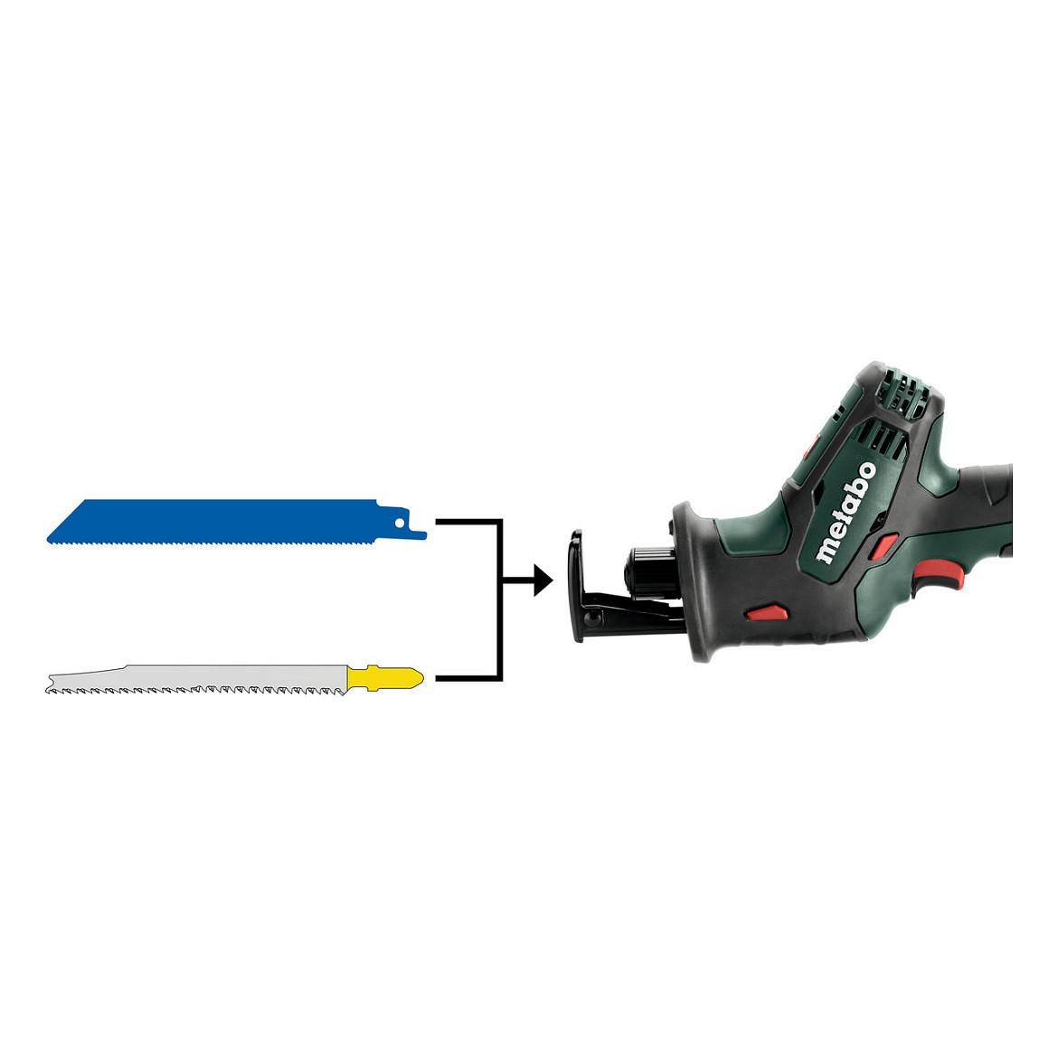 Sharrë Reciproke me Bateri Metabo SSE 18 LTX Compact, 18V, 3100goditje/min, 13mm - Gjelbër - 2