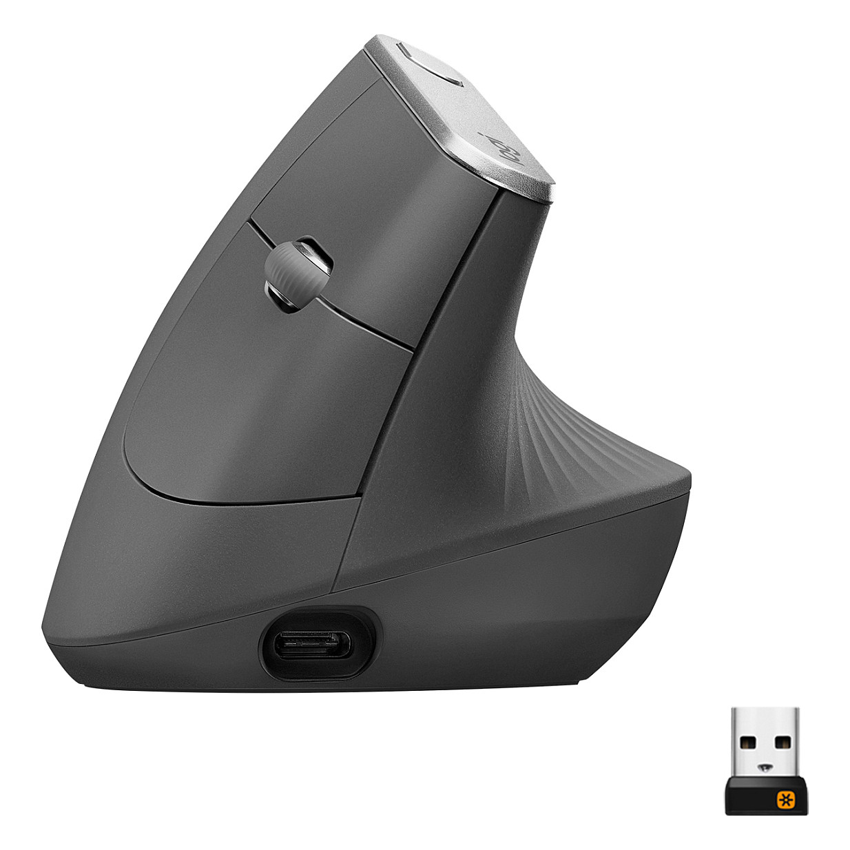 Maus pa Kabllo Logitech MX Vertical ergonomich / 4000 DPI / Right-hand / Wireless / Gri - 1