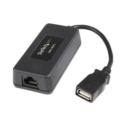 Kabllo Zgjatuese USB StarTech.com USB110EXT2, USB 1.1 në RJ45, Cat5/Cat6, deri në 40 m, 12 Mbps – Zezë - 2