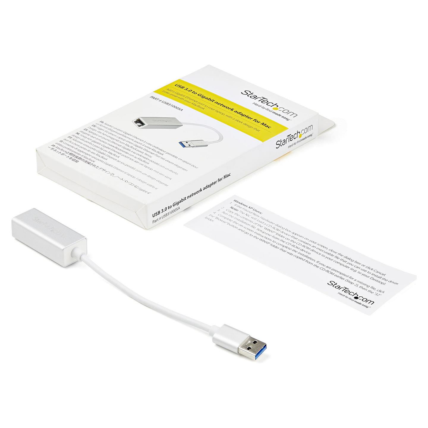 Adapter Rrjeti StarTech.com USB31000SA, USB 3.0, RJ45, Gigabit 1000Mbps, Realtek RTL8153 - Argjend - 4
