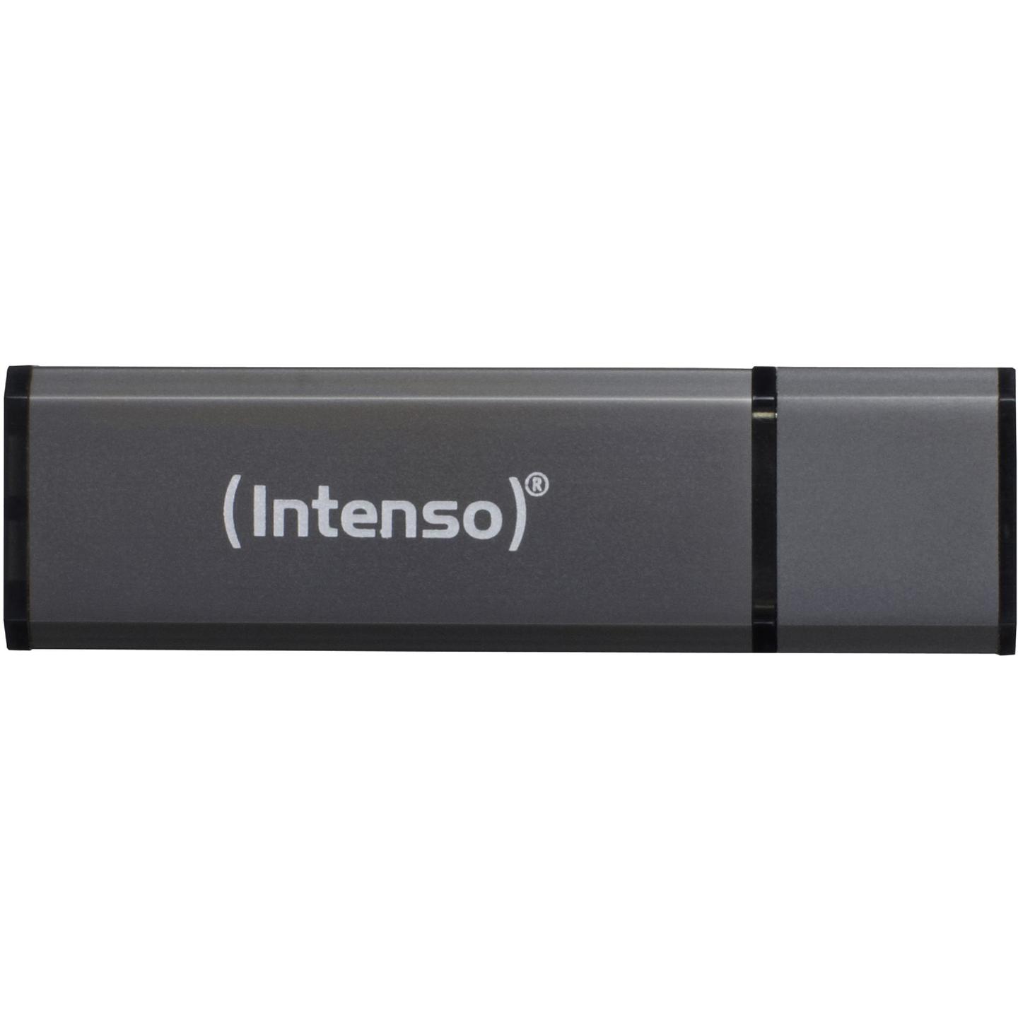USB Flash Drive Intenso Alu Line 3521481 / 32GB / USB 2.0 / 28MB/s Read 6.5MB/s Write - Hiri