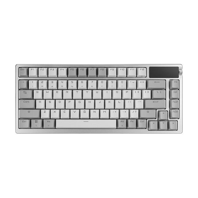 Tastierë Gaming ASUS ROG Azoth / Wired / 75% / ROG NX Snow / USB + RF Wireless + Bluetooth / AZERTY FR / RGB - Bardhë - 5
