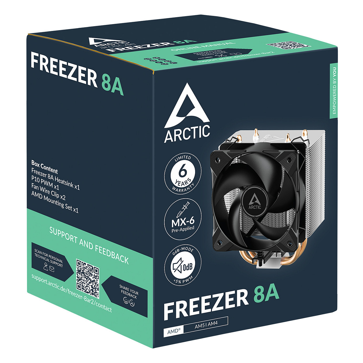 Ftohës për procesor  ARCTIC Freezer 8A / Multi Cooler - 6