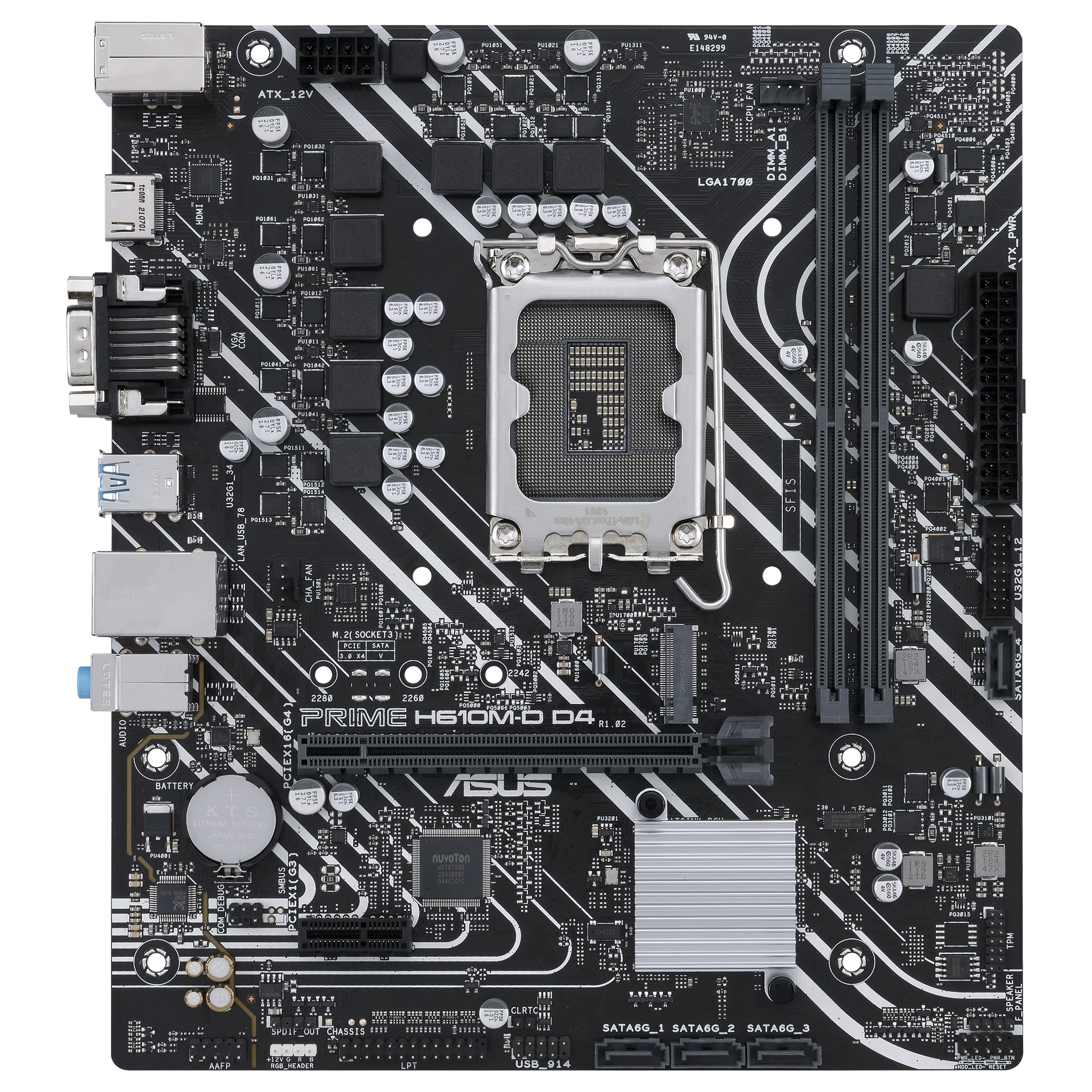 Pllakë Amë ASUS PRIME H610M-D DDR4 - 2