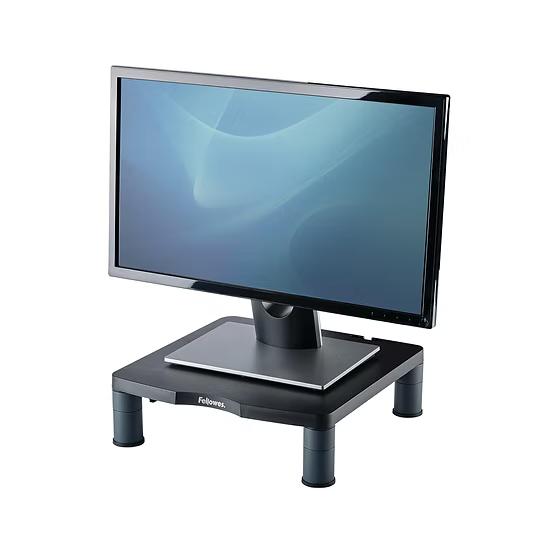 Mbajtëse për Monitor Fellowes Standard 9169301, deri 21", deri 27kg, lartësi e rregullueshme, 3 nivele - Zezë
