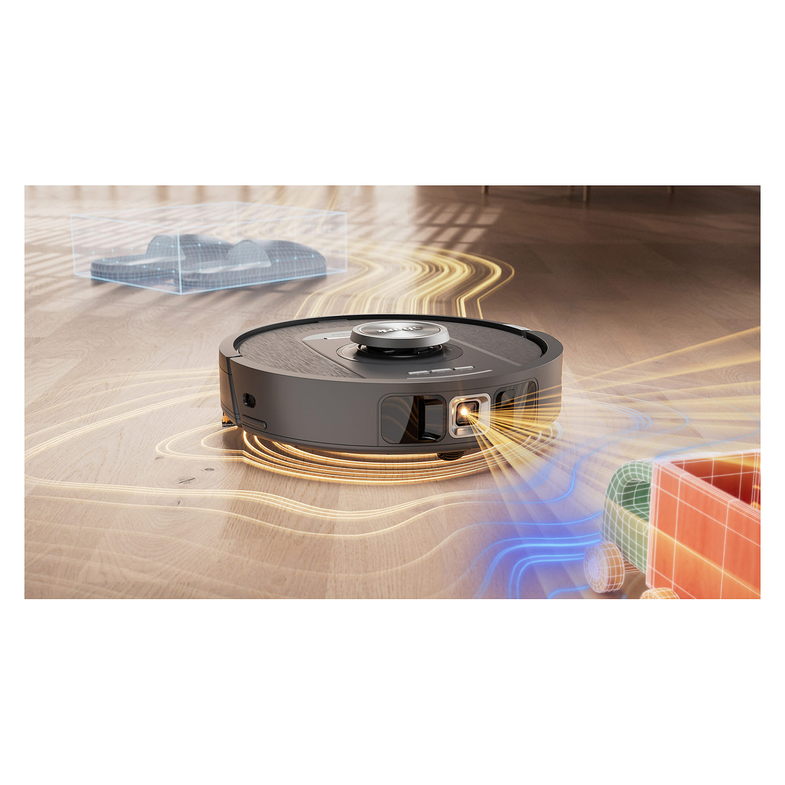Fshesë Robotike Shark RV2800YEEU – E Zezë/Argjendtë - 7