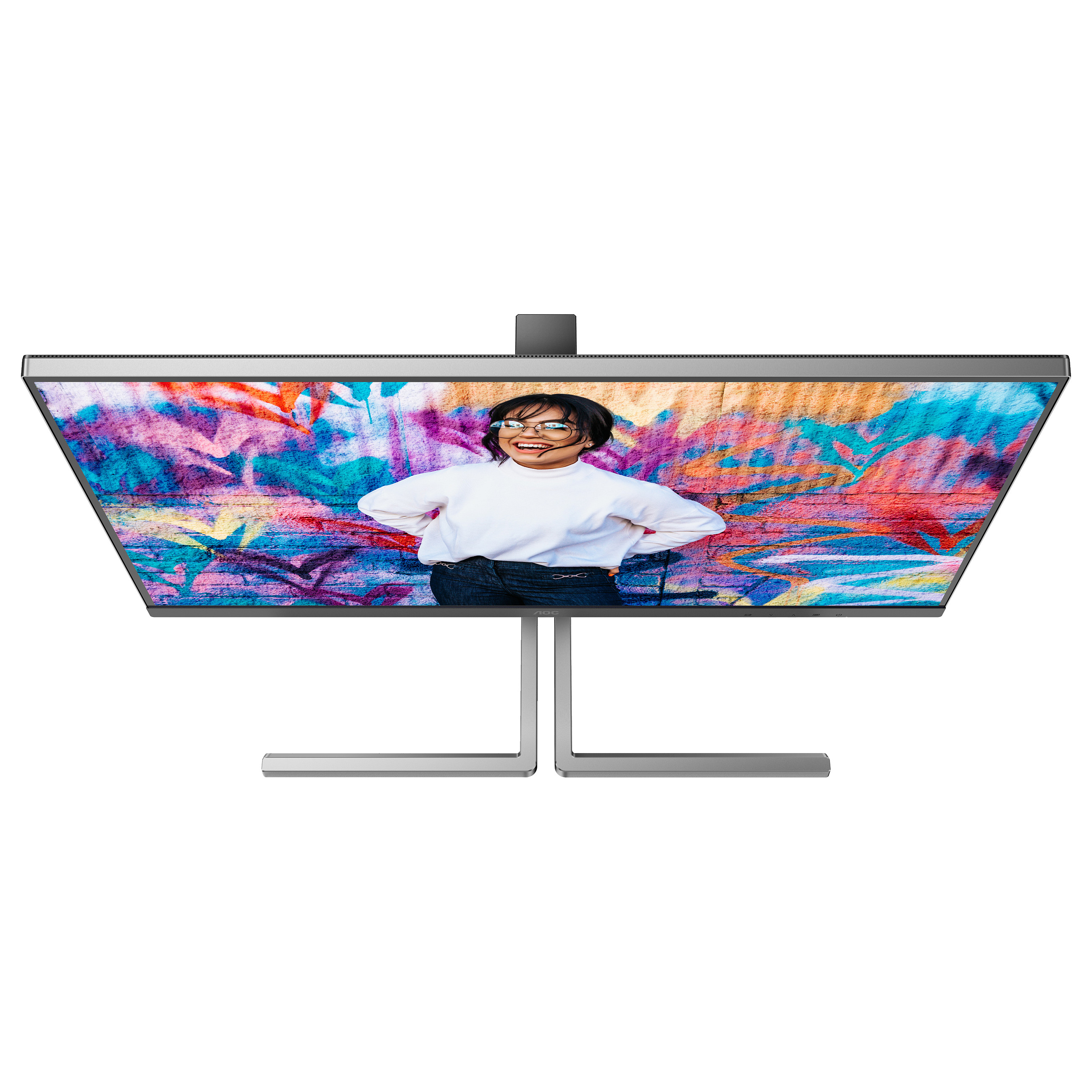 Monitor AOC U32U3CV / 31.5" / 4K UHD IPS / 60Hz / 4ms / HDMI+DisplayPort+USB-C - Zezë - 11