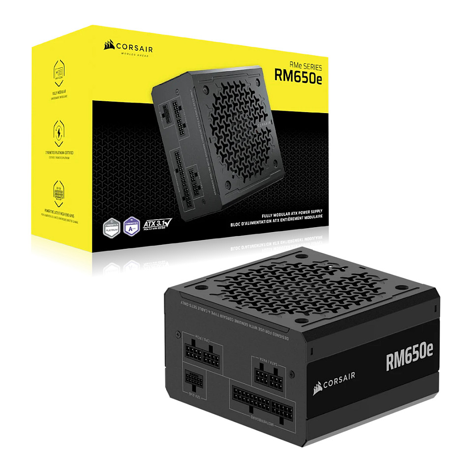 Furnizues Energjie 650W Corsair RM650e Modular / ATX 3.1 / 80+Gold - 7