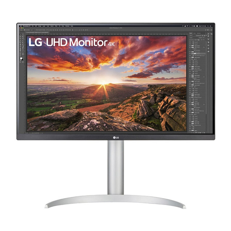 Monitor LG 27UP850K-W / 27″ / 4K UHD IPS LED / 60Hz / 5ms / USB-C + DP + HDMI - Bardhë - 1