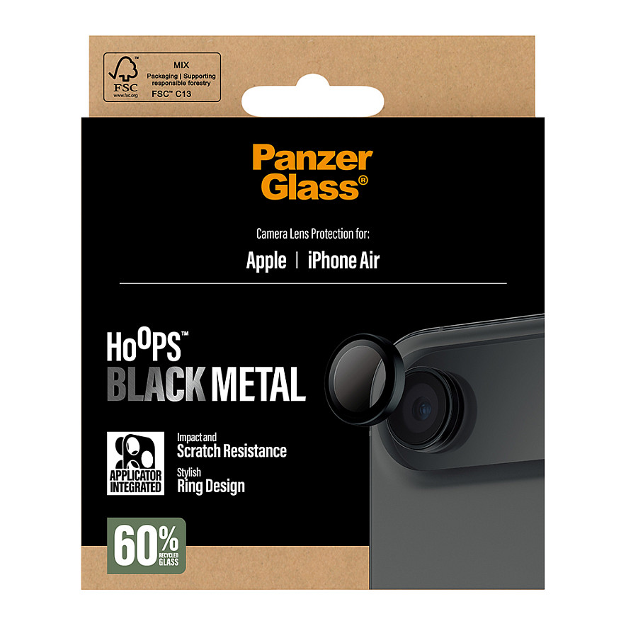 PanzerGlass Hoops Black Lens Protector for iPhone 17 Air - 3