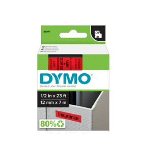 Shirit për Printer 3D Dymo Colour Ribbon 45017 / S0720570 - Zezë mbi Kuqe