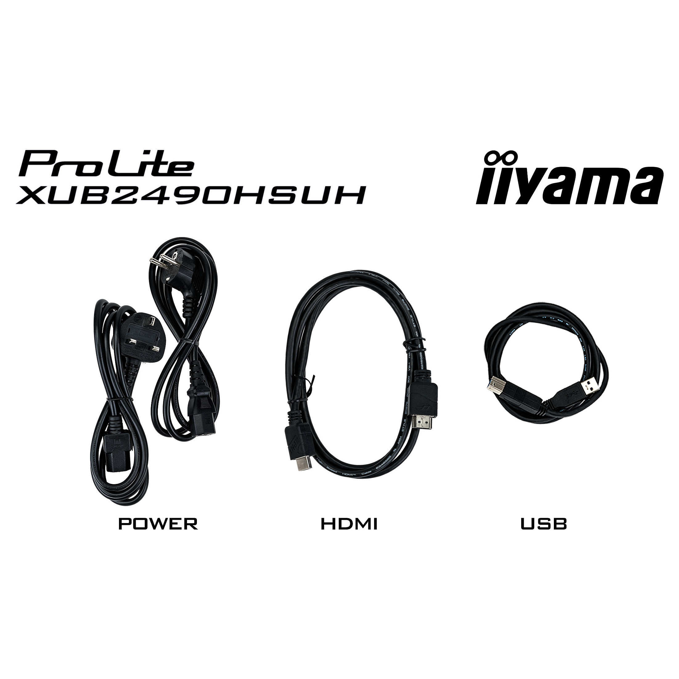 Monitor iiyama ProLite XUB2490HSUH-B2 / 23.8″ / FHD IPS LED / 100Hz / 4ms / HDMI + DP + USB Hub / Lift + Pivot + WebCam - Zezë - 19