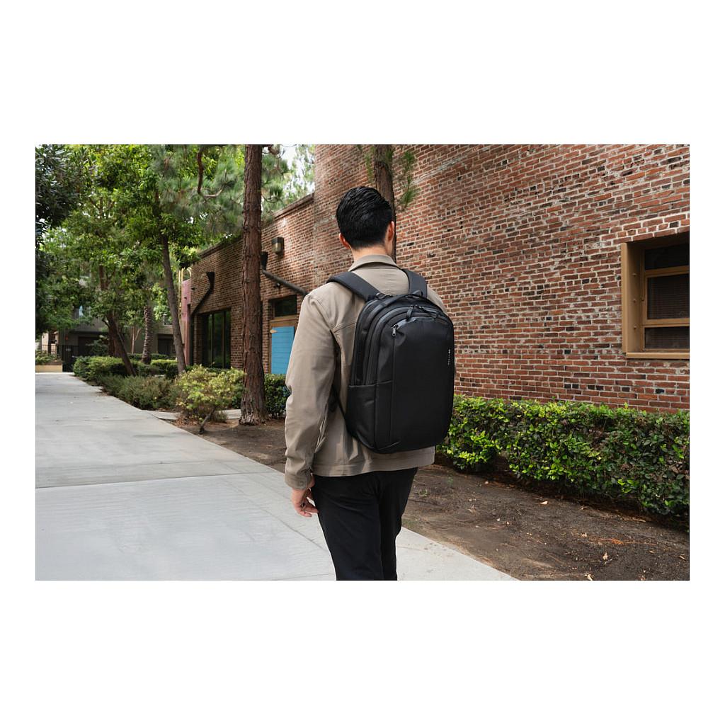 Çantë për Laptop Targus HYPER HyperPack HP21PBKGL, deri 16", 21L, 1200D RPET, 3 Ndarje, Rrip për Valixhe - Zezë - 2