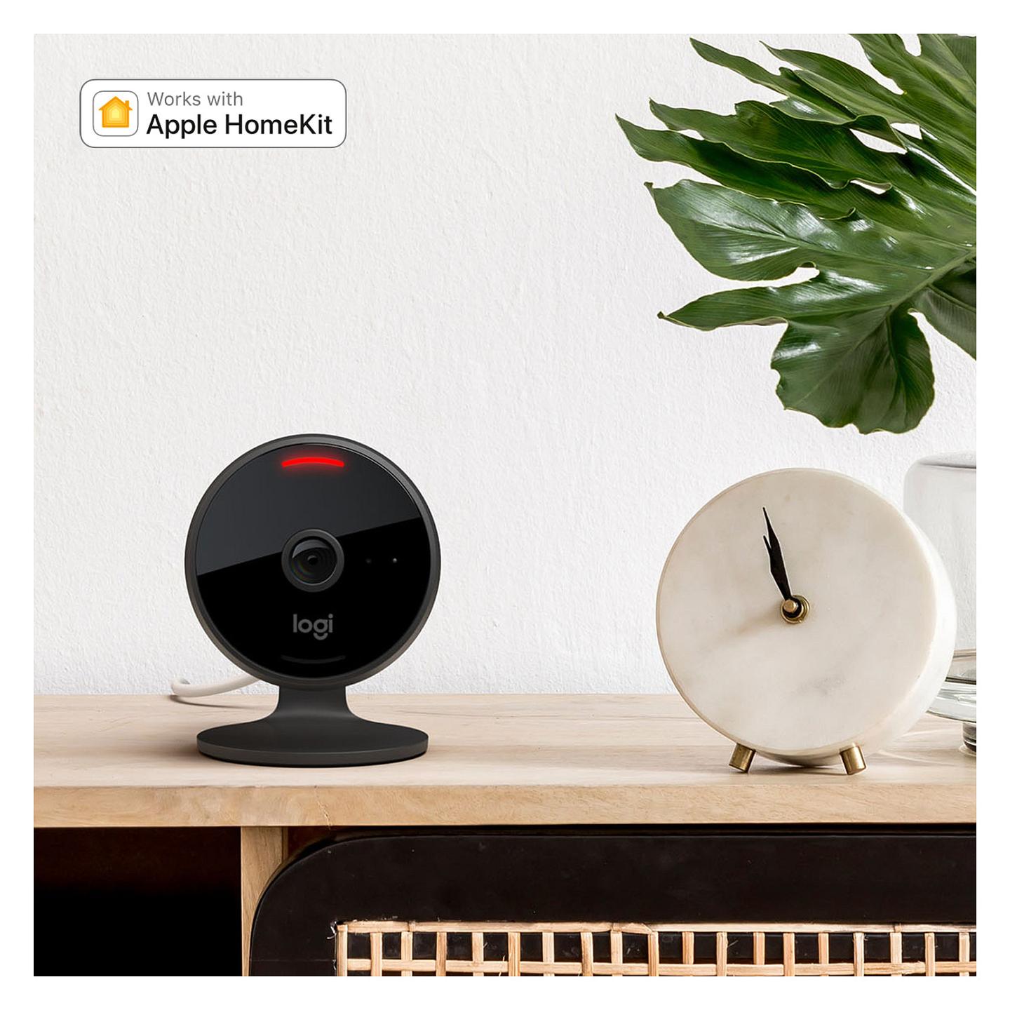 Kamerë Sigurie IP CCTV Logitech Circle View, 1080p, Wi-Fi, 180°, Night Vision, IP64 - Zezë - 3