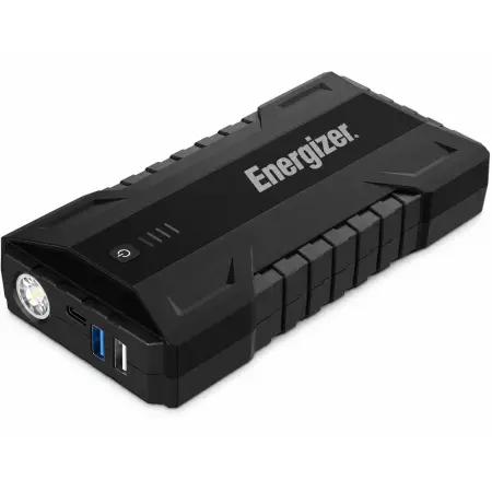 Powerbank Energizer Jump Starter JE12000, 12.000 mAh, 1800 A Peak, 12V, USB-A/USB-C, Dritë LED – Zezë