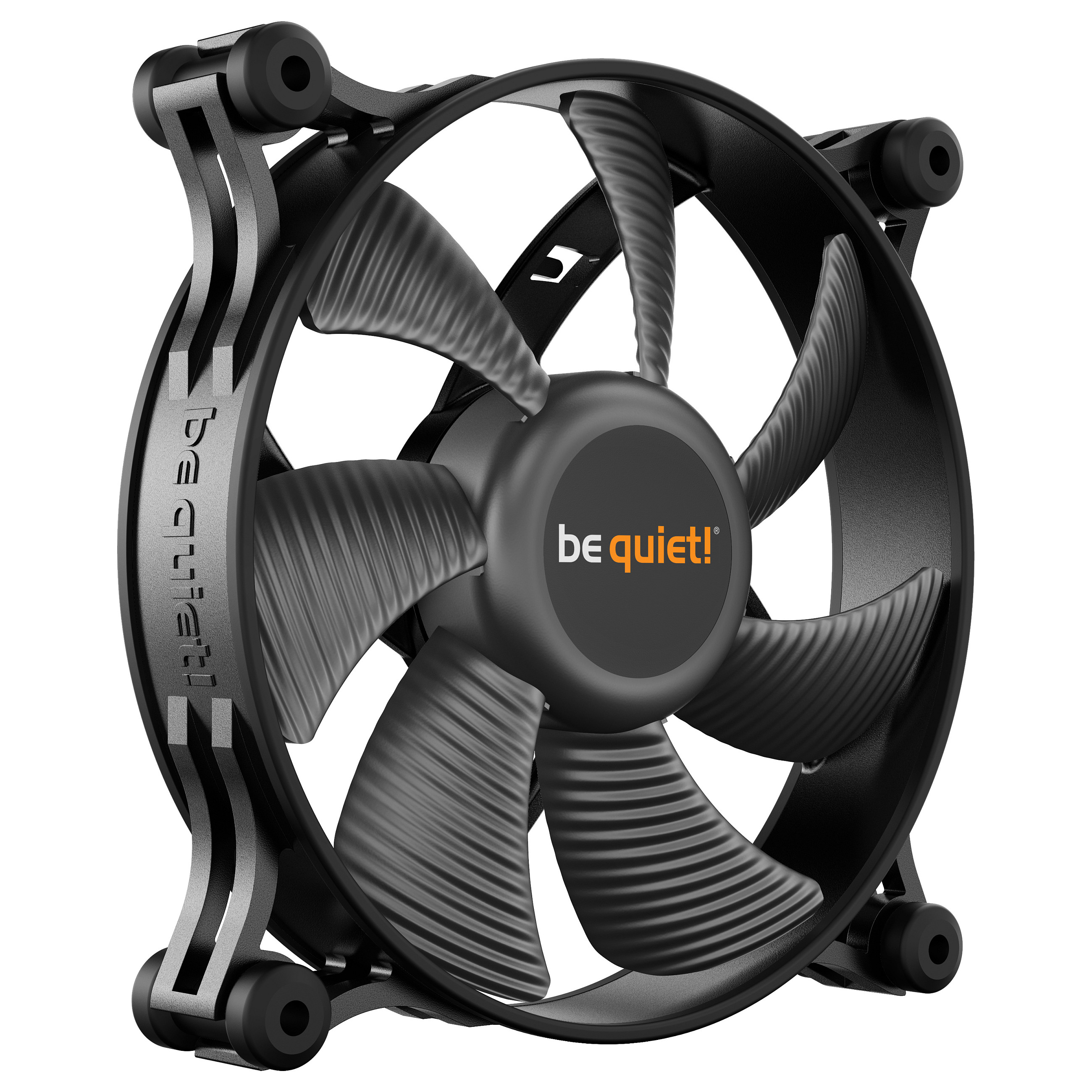 Ftohës për Kasë be quiet! Shadow Wings 2 / 120mm / 25mm / 1100 RPM / PWM / 38.5 CFM / 0.82 mmH₂O – Zezë