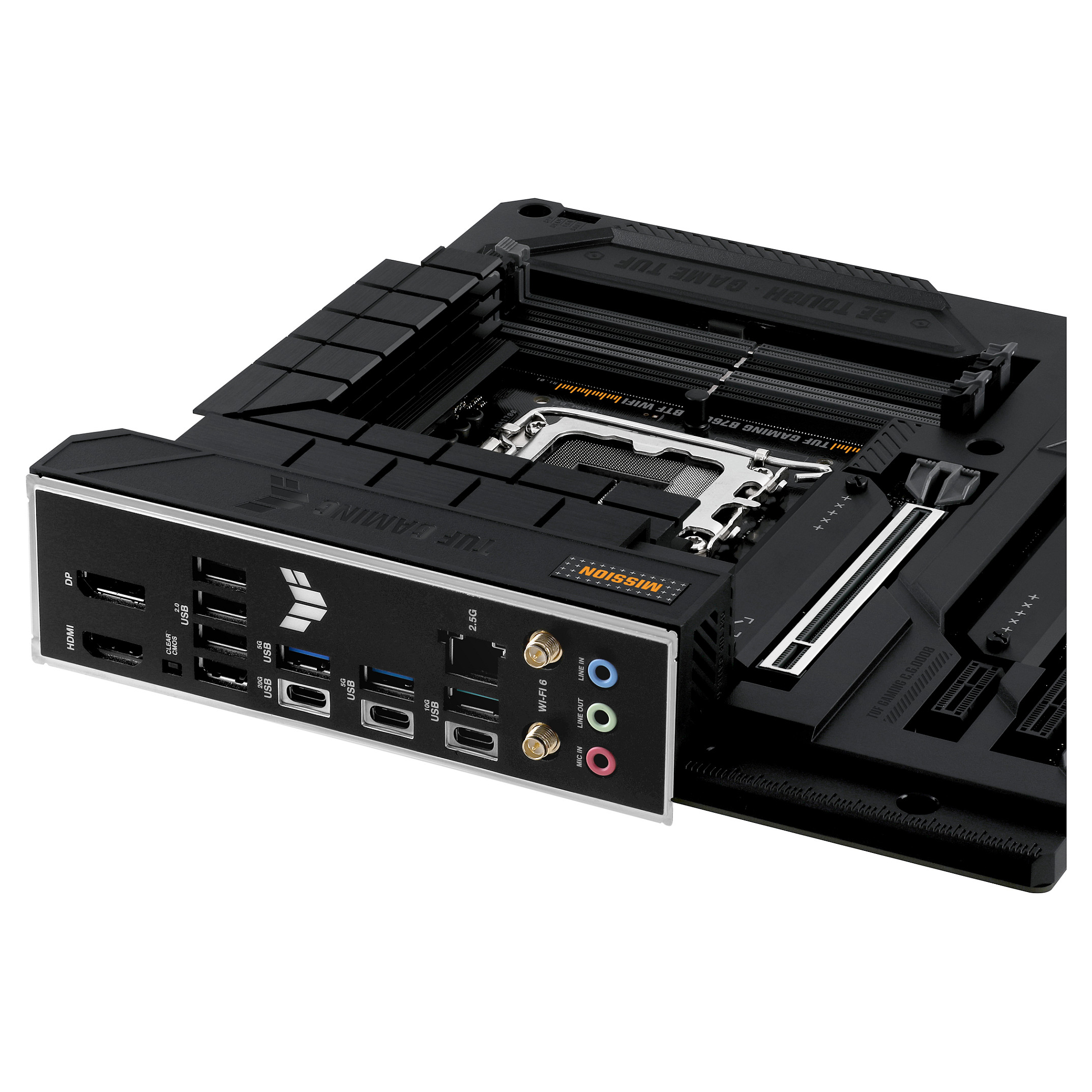Pllakë Amë ASUS Intel TUF GAMING B760M-BTF WIFI DDR5 mATX - 6