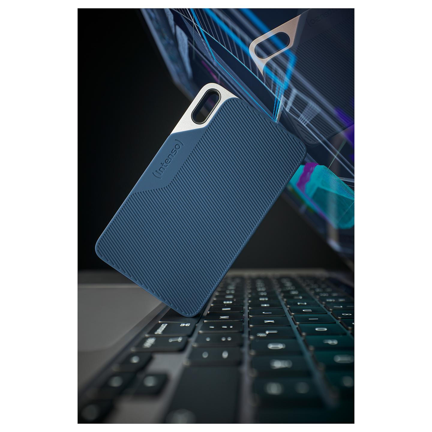 SSD e Jashtme Intenso TX100 / 250GB / USB-C 3.2 Gen 1 – Gri/Blu - 9