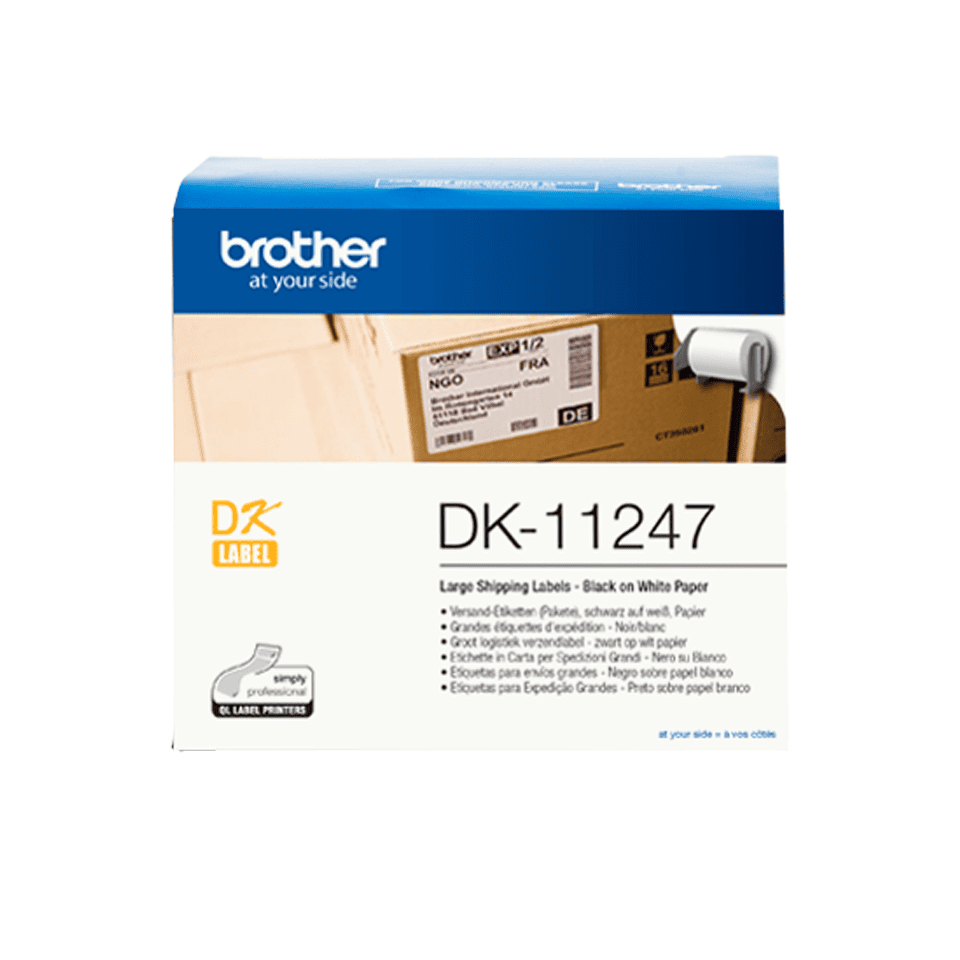 Etiketa Label Brother DK-11247 / DK11247 – Bardhë - 1