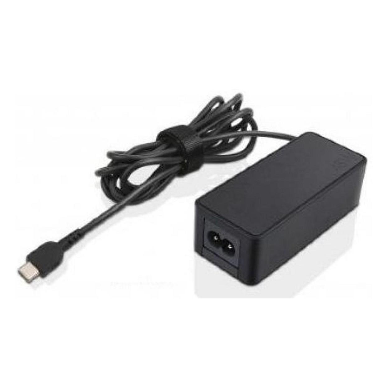 Adapter për Laptop Lenovo 4X20M26256 / 45W / USB Type-C - Zezë