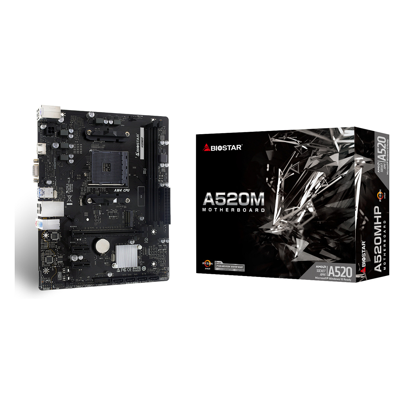 Pllakë Amë Biostar A520MHP DDR4 mATX - 1