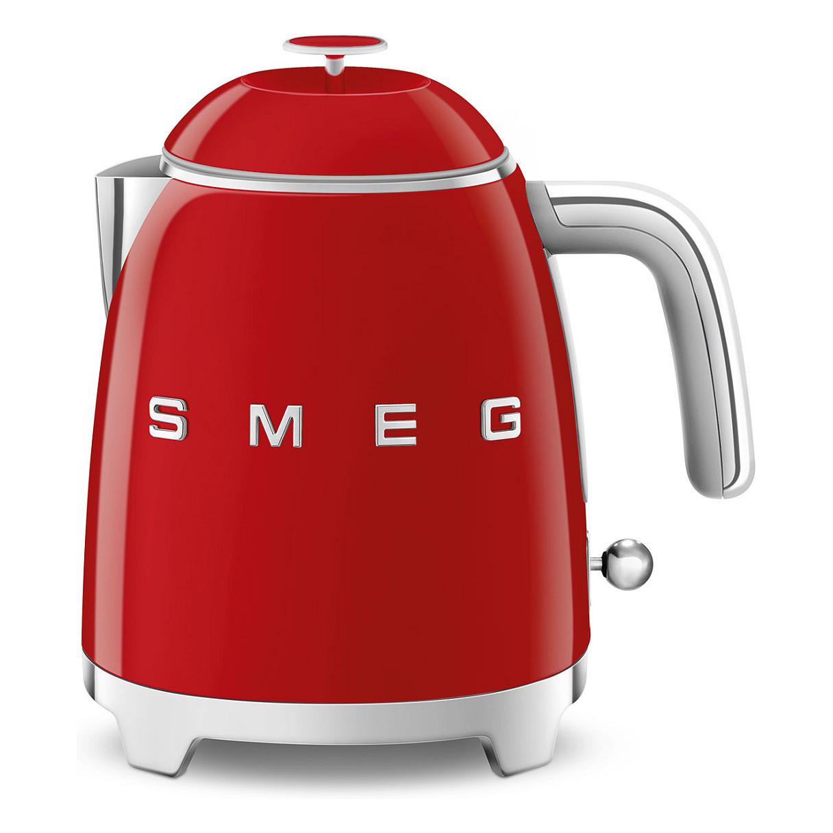 Çajnik Elektrik Smeg KLF05RDEU, 0.8L, 1400W, 360° – Kuqe