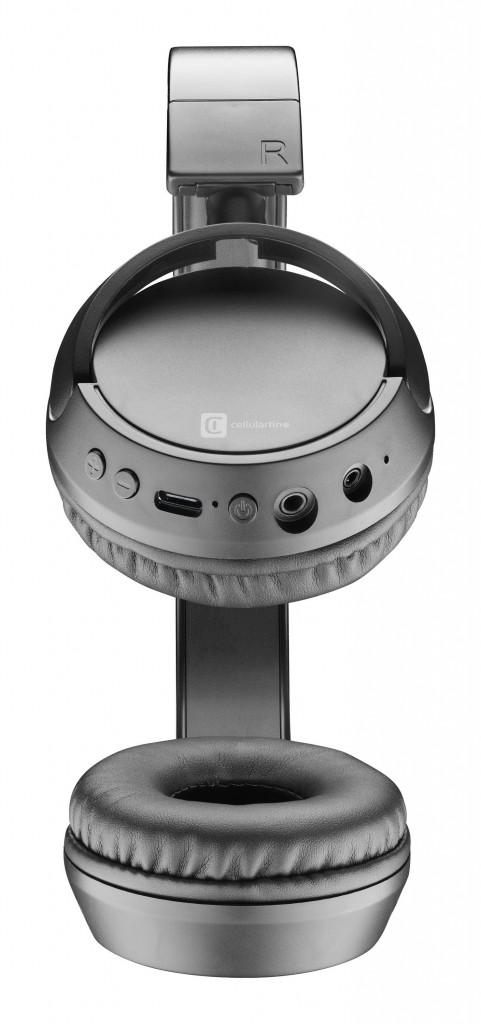 Kufje pa kabllo Cellularline TASK / Bluetooth / On-Ear / Mikrofon / Wired 3.5mm AUX / 85dB - Zezë - 4