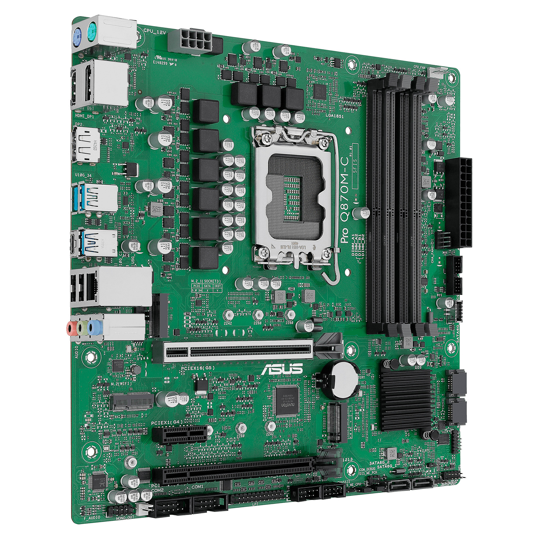 Pllakë Amë Intel ASUS PRO Q870M-C-CSM / LGA 1851 / mATX / DDR5 / HDMI+DP - 4