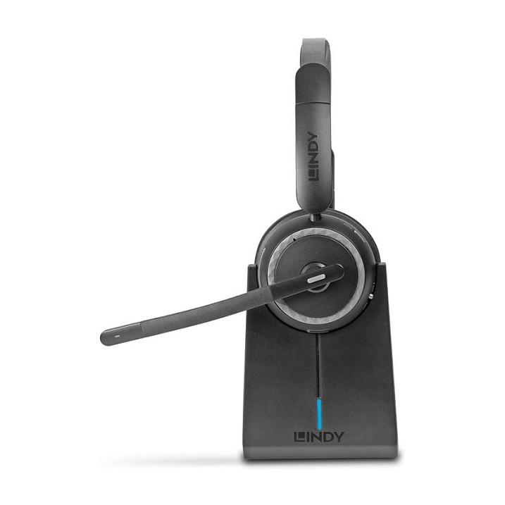Kufje pa kabllo Lindy L118 / On-Ear / Bluetooth 5.2 / 40 mm / Noise Cancelling / 50 orë / Mikrofon – Zezë - 2