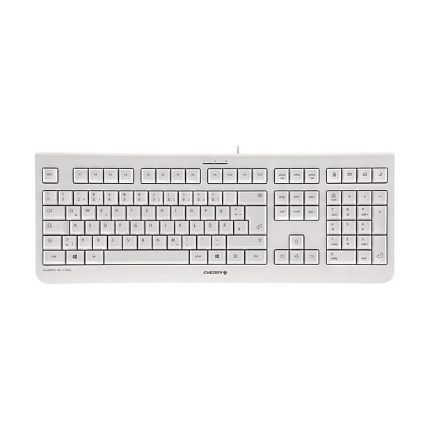 Tastierë me kabllo CHERRY KC 1000 / Swiss Layout - Gri - 1