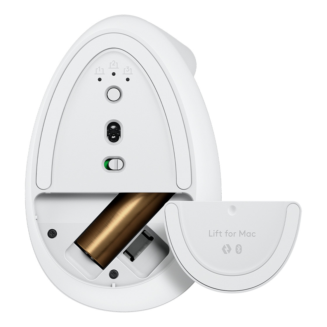Maus pa kabllo Logitech Lift for Mac – Bardhë - 5