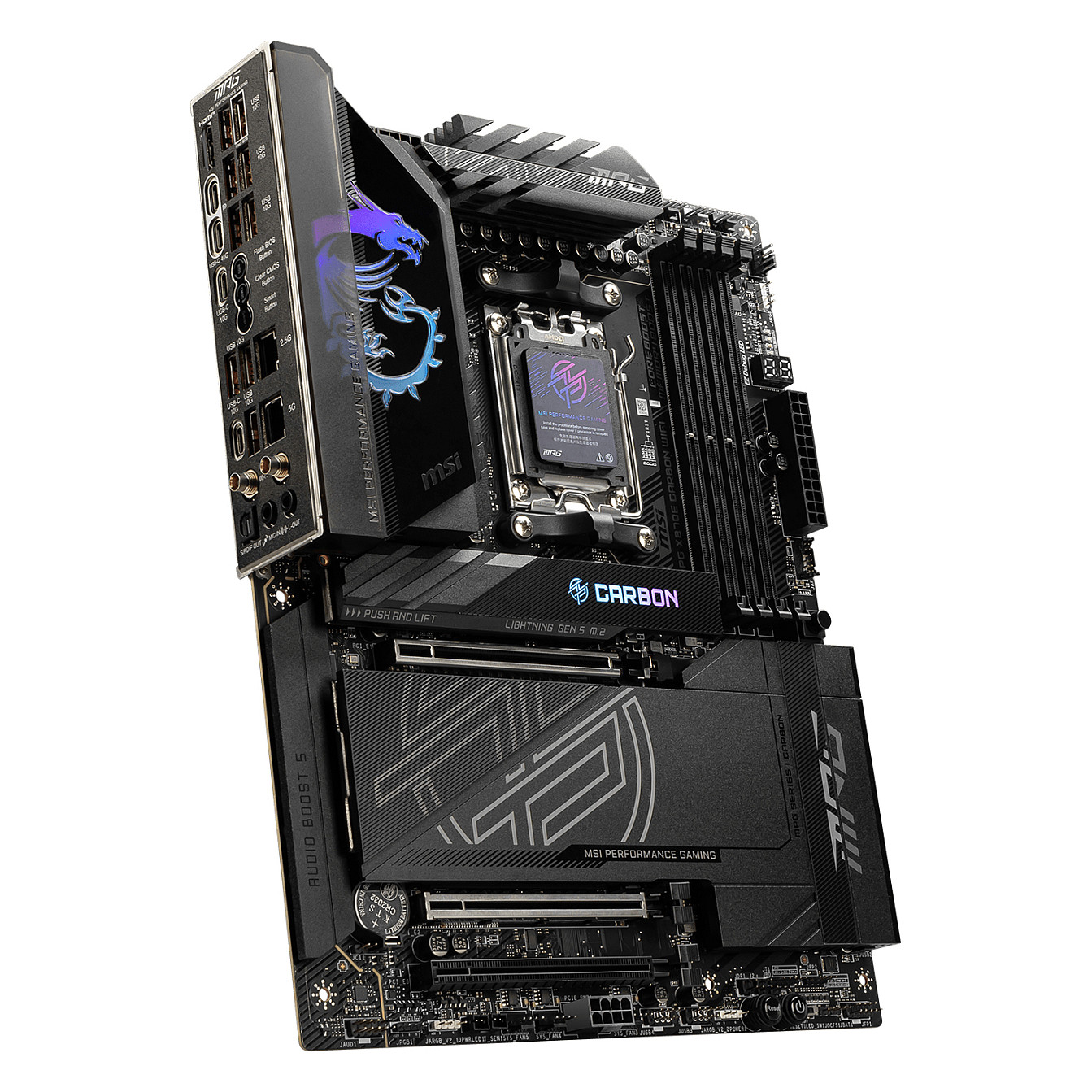 Pllakë Amë AMD AM5 MSI MPG X870E CARBON WIFI / DDR5 / ATX / HDMI - 4