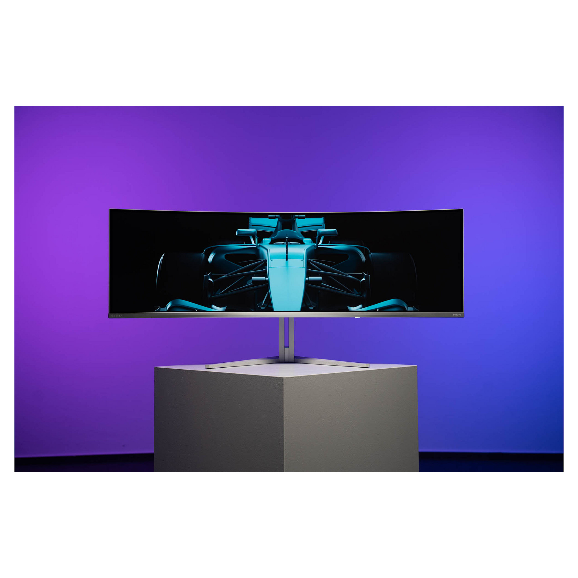 Monitor Philips 49M2C8900 / 48.9″ / DQHD / QD‑OLED / Curved / 240Hz / 0.03ms / 2× HDMI + DP + USB‑C - Bardhë - 7