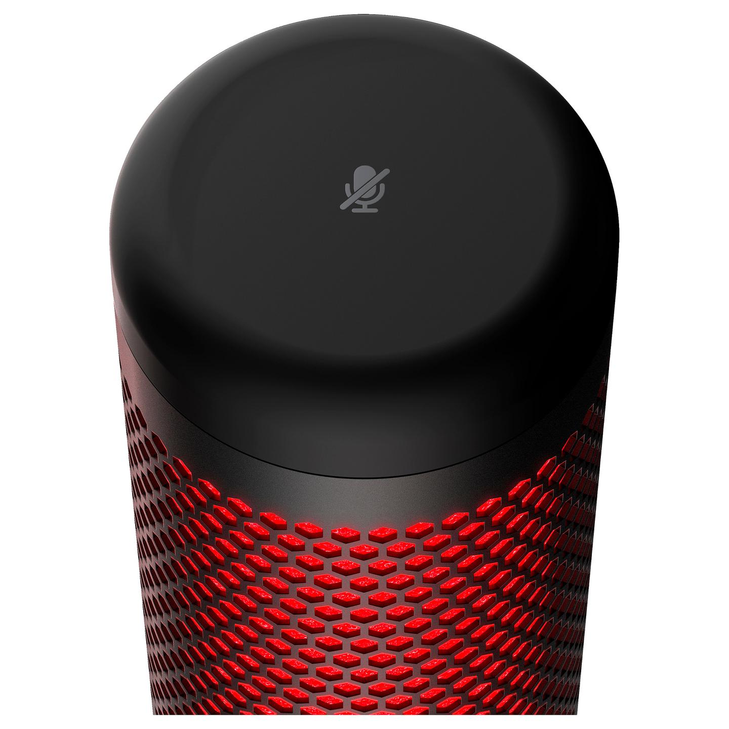 Mikrofon Gaming HyperX QuadCast, USB, 4 Pattern, 20Hz–20kHz, Red Lighting - Zezë - 5