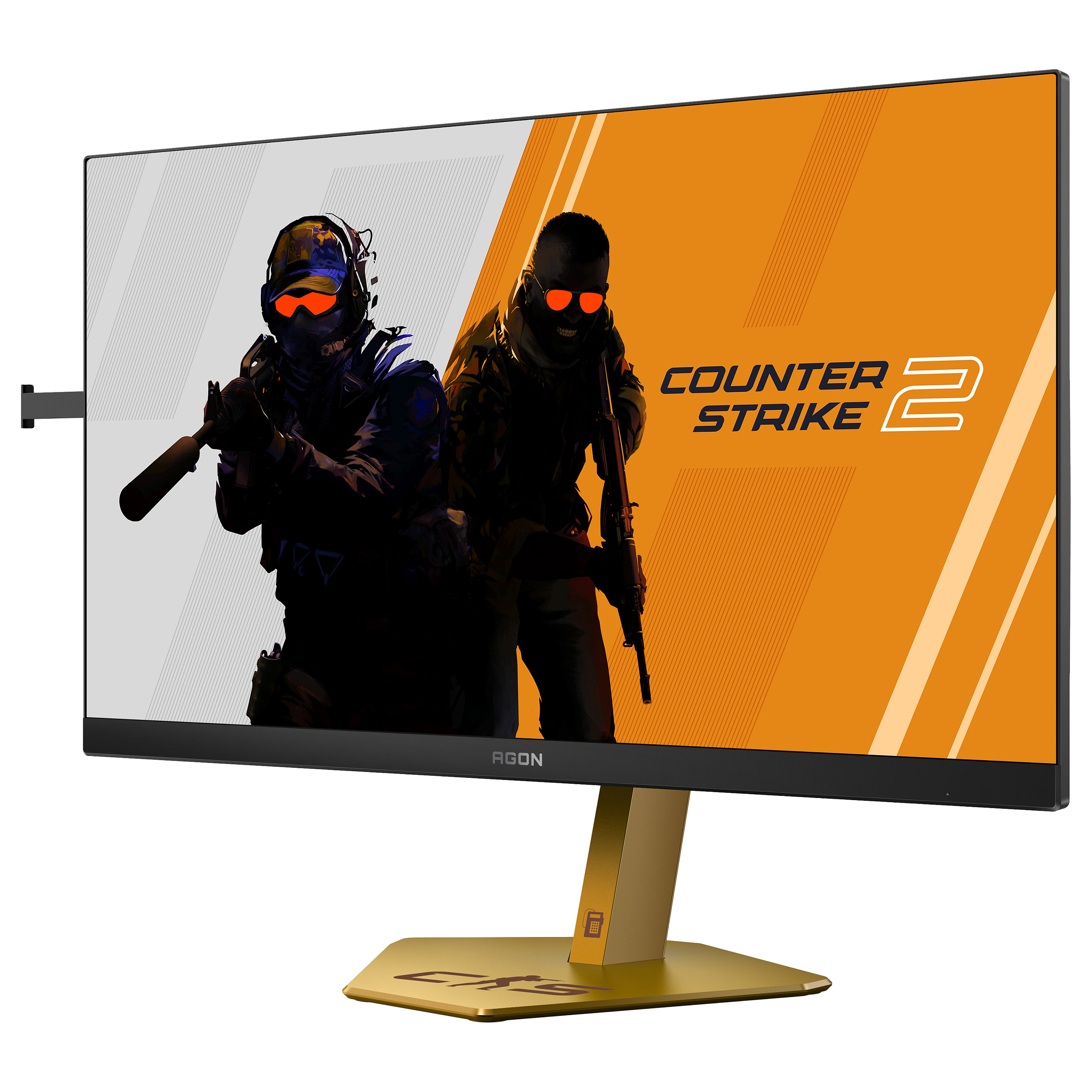 Monitor Gaming AOC Agon Pro CS24A / 24.1"/ Full HD Ultra-Fast TN / LED / 610 Hz / 0.5 ms / HDMI+USB+DP+HDCP - Zezë/Portokalli - 6