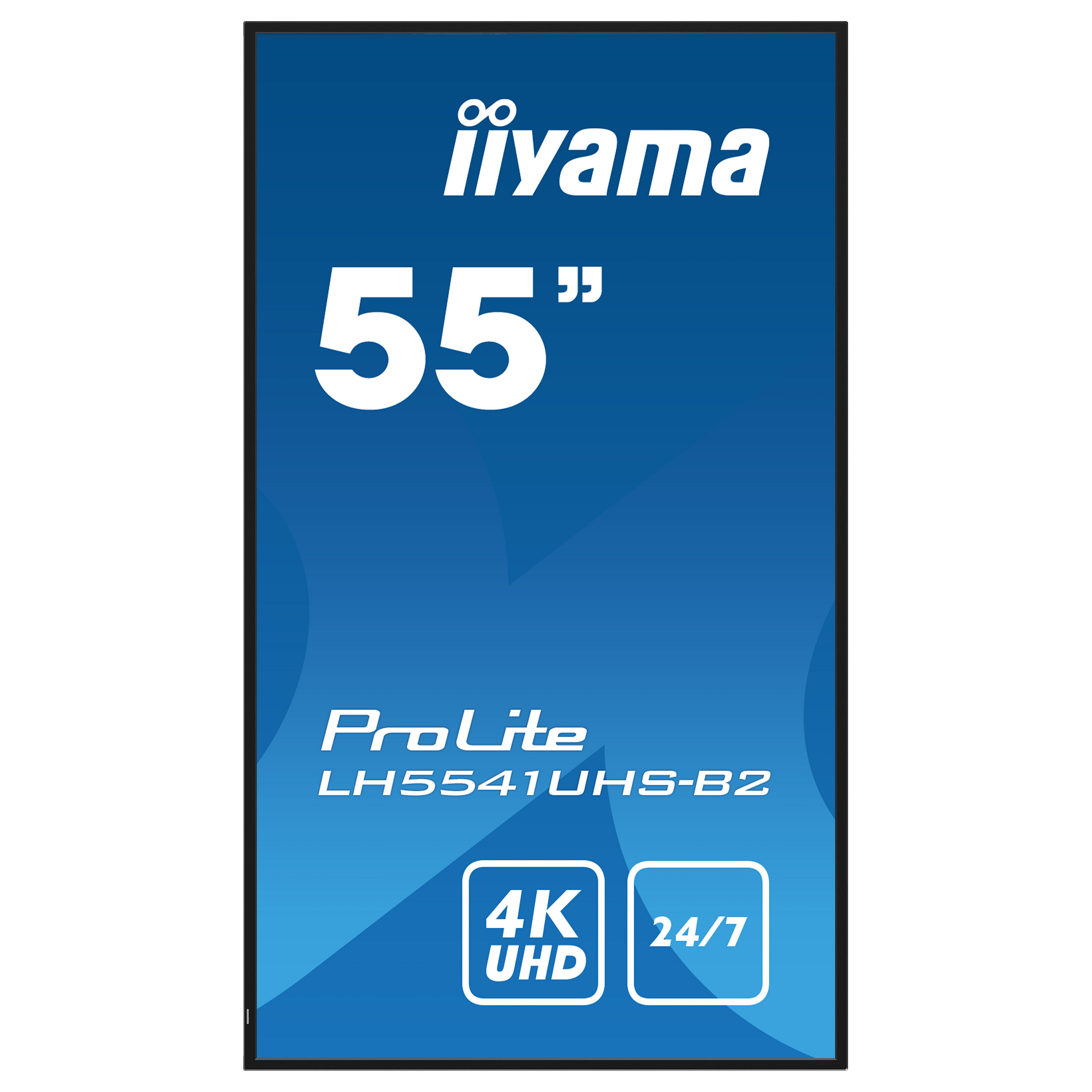 Ekran Prezantues iiyama LH5541UHS-B2 / 55″/ 4K Ultra HD LCD / 60Hz / 8ms / HDMI + DVI + VGA + USB - Zezë - 3