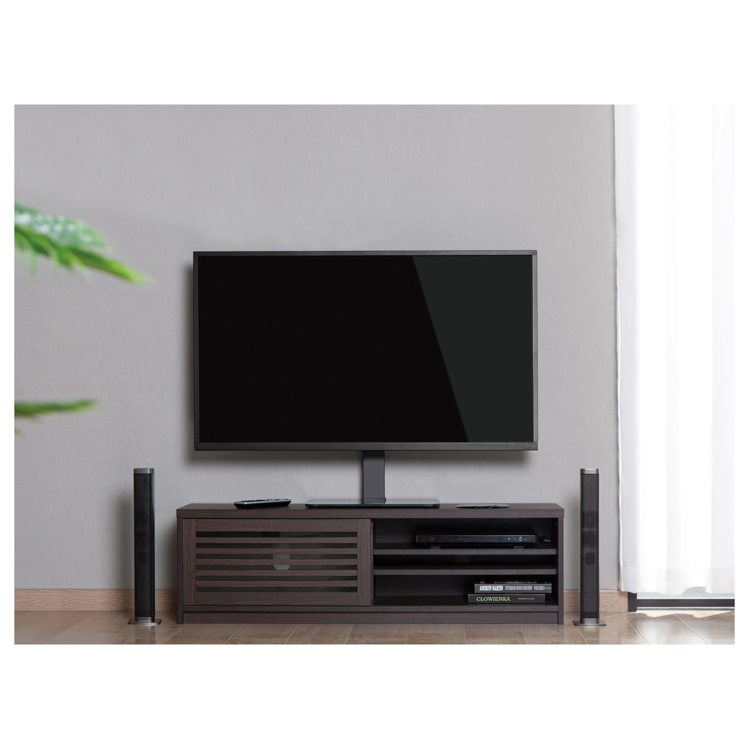 Mbajtëse tavoline për TV EQUIP / 32″–55″ / deri në 40 kg / e Rrotullueshme / Lartësi të rregullueshme - Zezë - 7