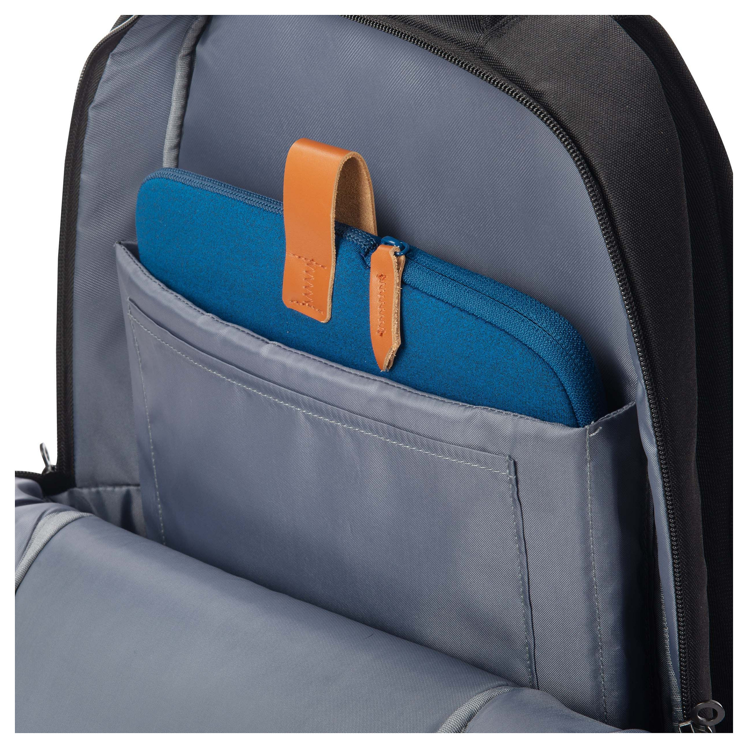 Çantë për laptop DICOTA Skin URBAN D32156-RPET / Sleeve / 16" / Recycled Polyester / Neoprene / Faux Fur Lining / Water-Repellent - Blu  - 4