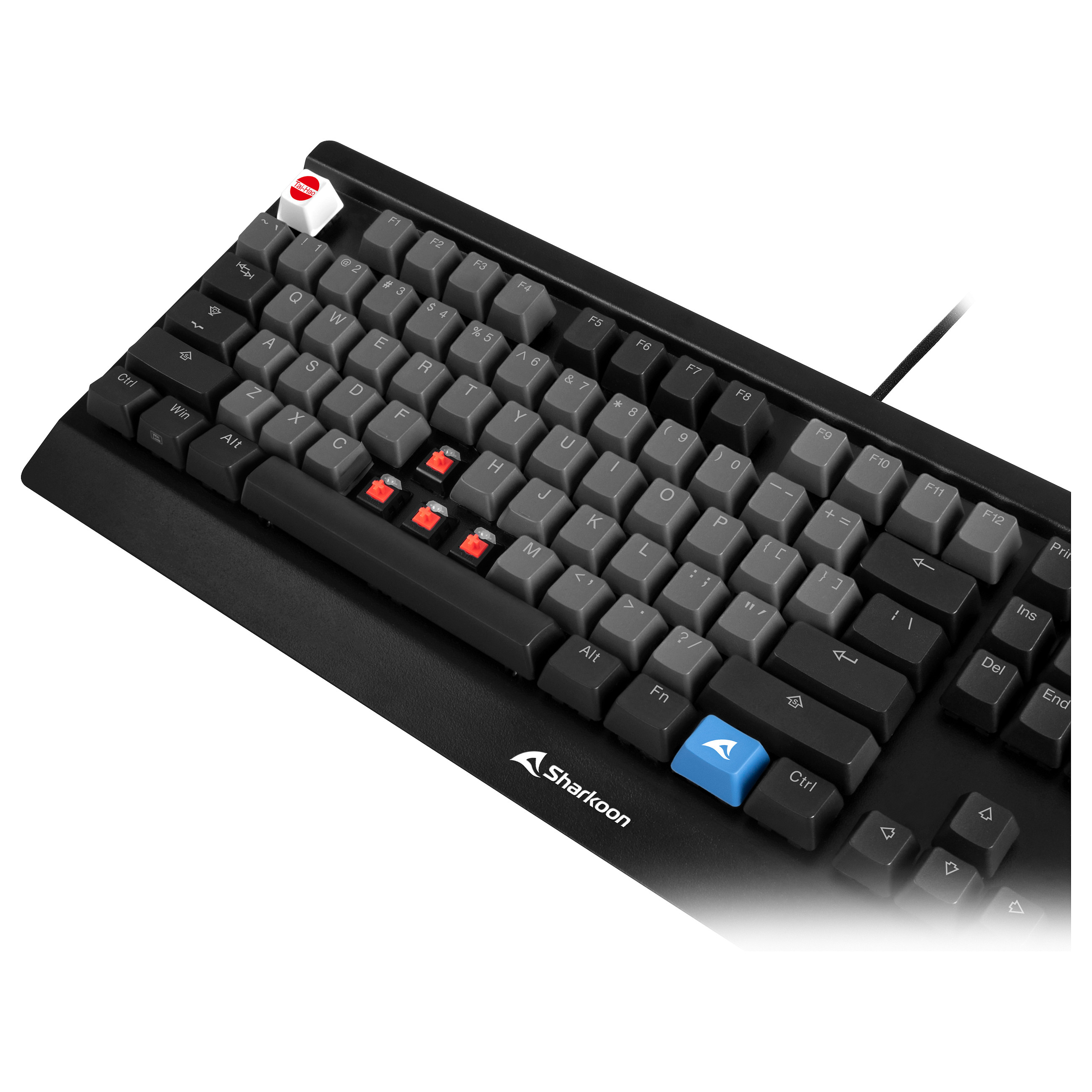 Aksesor për tastierë Sharkoon SKILLER SAC20 / DE ISO layout / 115 copë - Zezë - 6